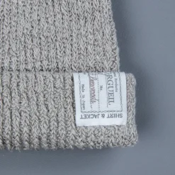 Orgueil Linen Watch Cap Light Grey