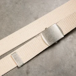 The Real McCoy's White Trouser Uniform Belt