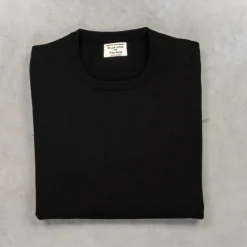 William Lockie Oxton Cashmere Crew Neck black
