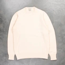 William Lockie x Frans Boone Nis Cashmere Crew Neck Chantilly